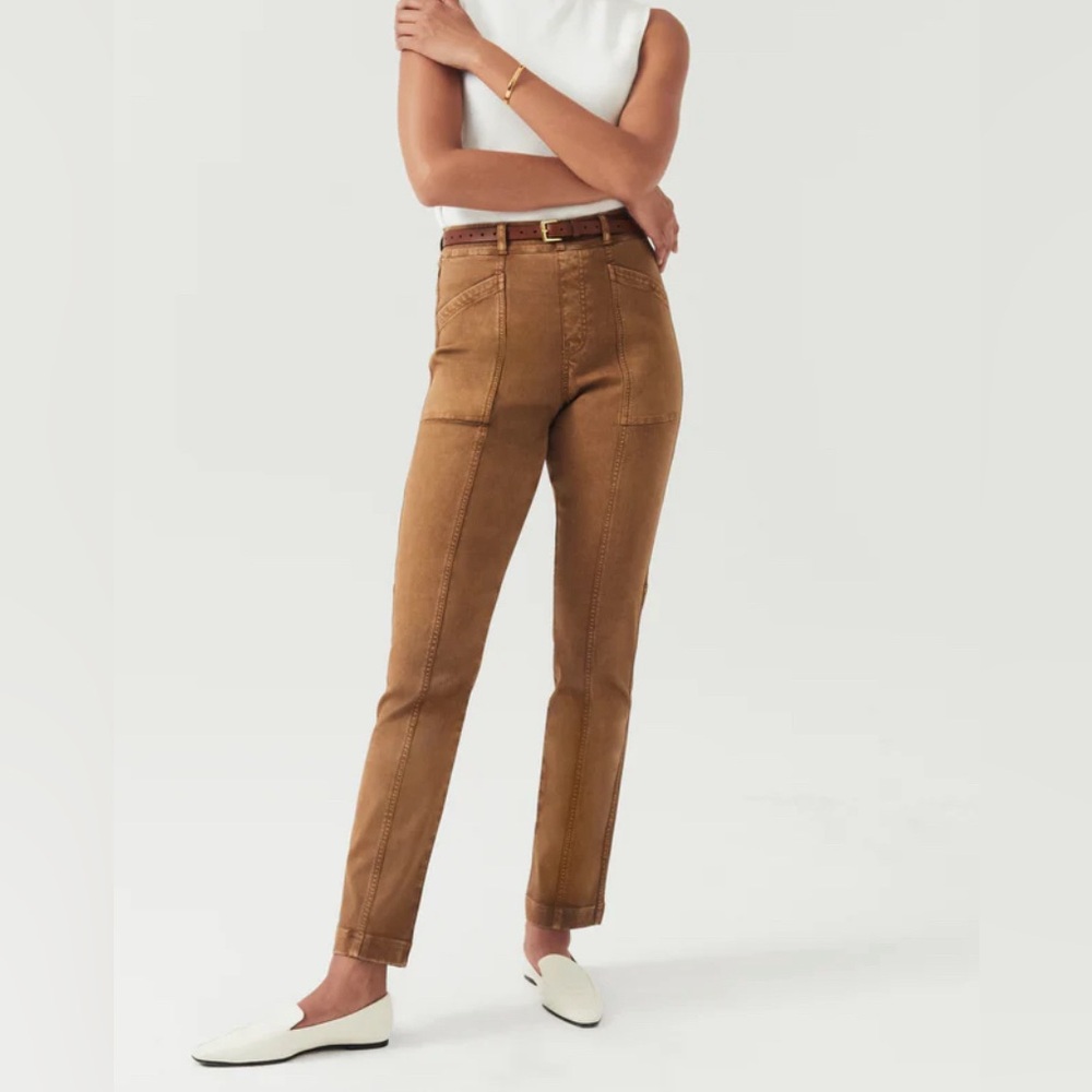 NWT SPANX Stretch Twill Straight Leg Pant size S
